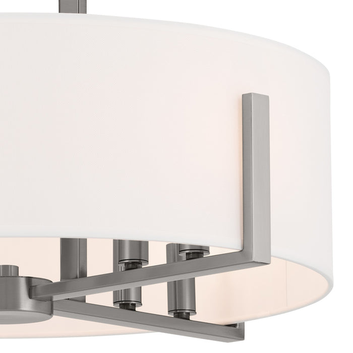 Kichler 20 Inch Eight Light Semi Flush Mount