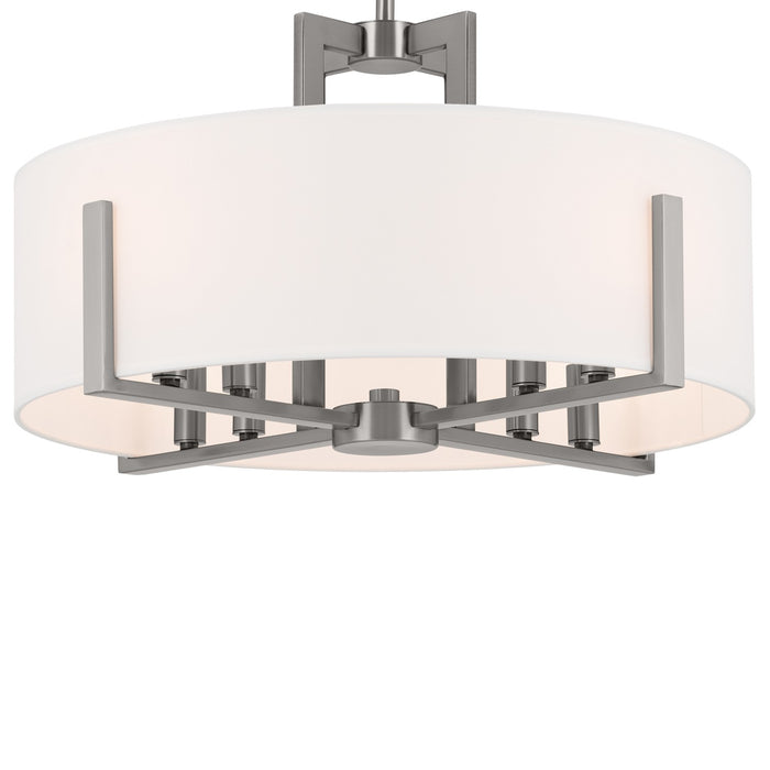 Kichler 20 Inch Eight Light Semi Flush Mount