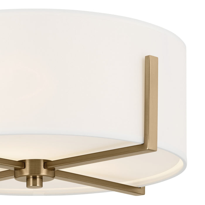 Kichler 15.5 Inch Two Light Flush Mount