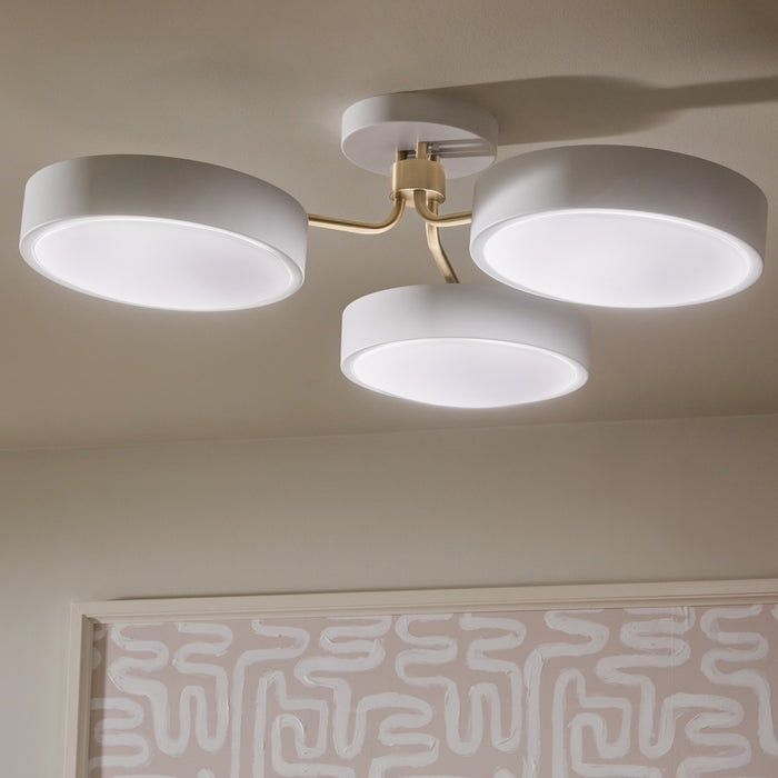 Kichler 40 Inch LED Semi Flush Mount