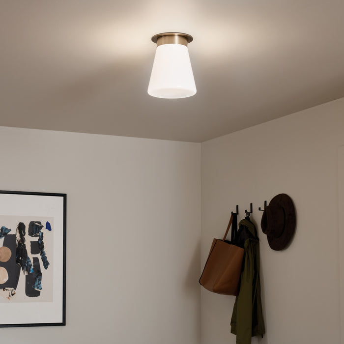 Kichler 8.5 Inch One Light Flush Mount