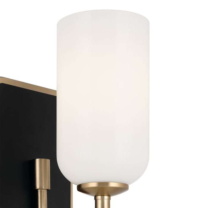 Kichler 5 Inch One Light Wall Sconce with Opal Glass