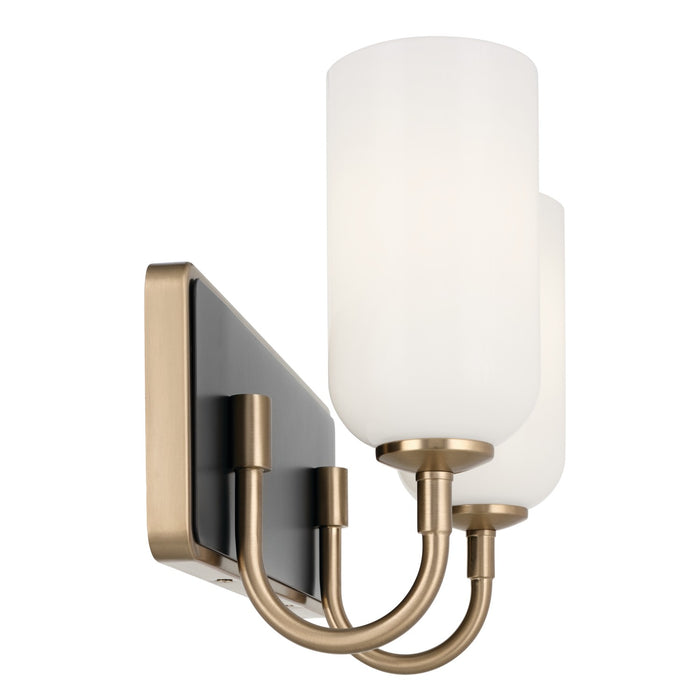 Kichler 14.25 Inch 2 Light Bathroom Vanity Lighting