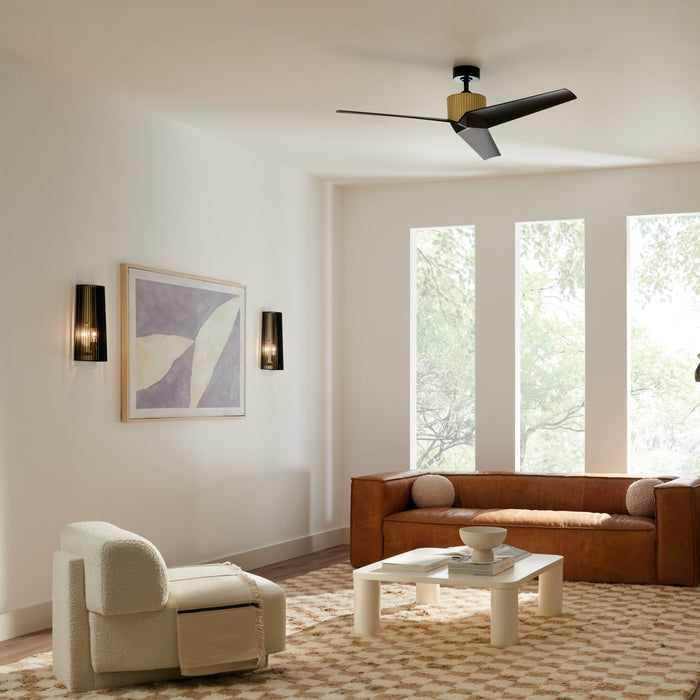 Kichler 56 Inch Ceiling Fan with Steel body and ABS blades