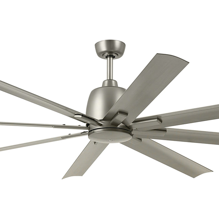 Kichler 75 Inch Ceiling Fan with Steel Body and Aluminum Blades