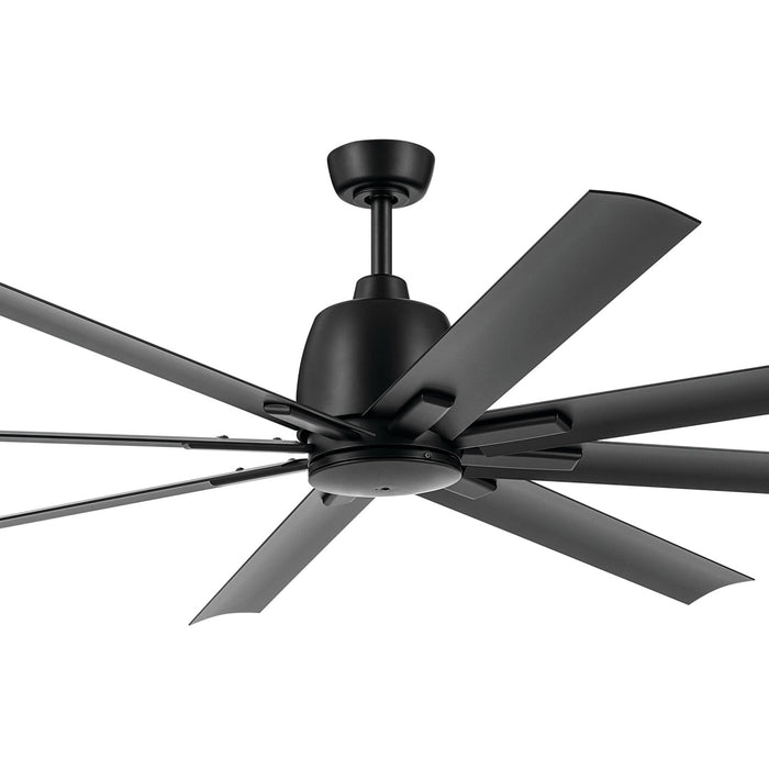 Kichler 75 Inch Ceiling Fan with Steel Body and Aluminum Blades