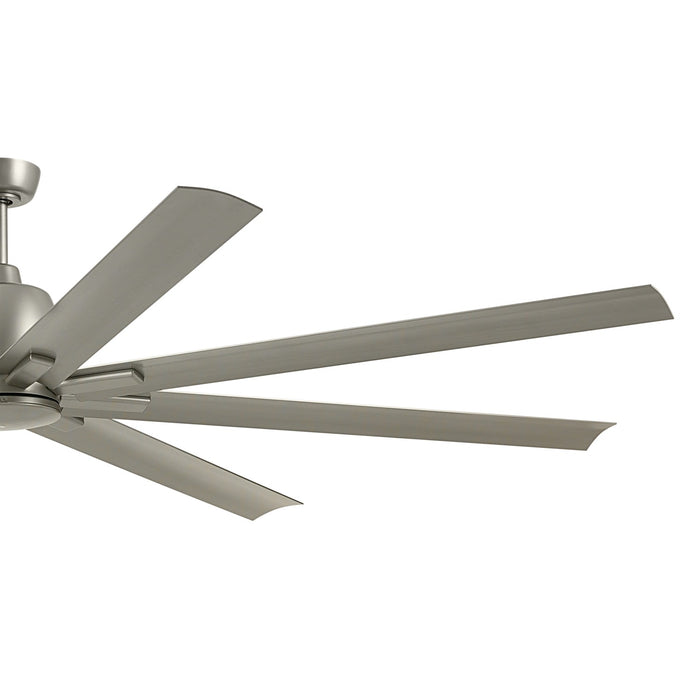 Kichler 84 Inch Ceiling Fan with Steel Body and Aluminum Blades