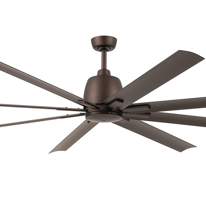 Kichler 84 Inch Ceiling Fan with Steel Body and Aluminum Blades