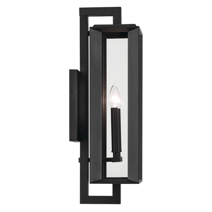 Kichler Two Light Outdoor Wall Mount In Black Finish