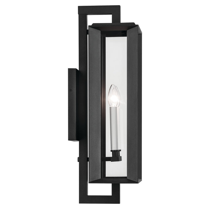 Kichler Two Light Outdoor Wall Mount In Black Finish