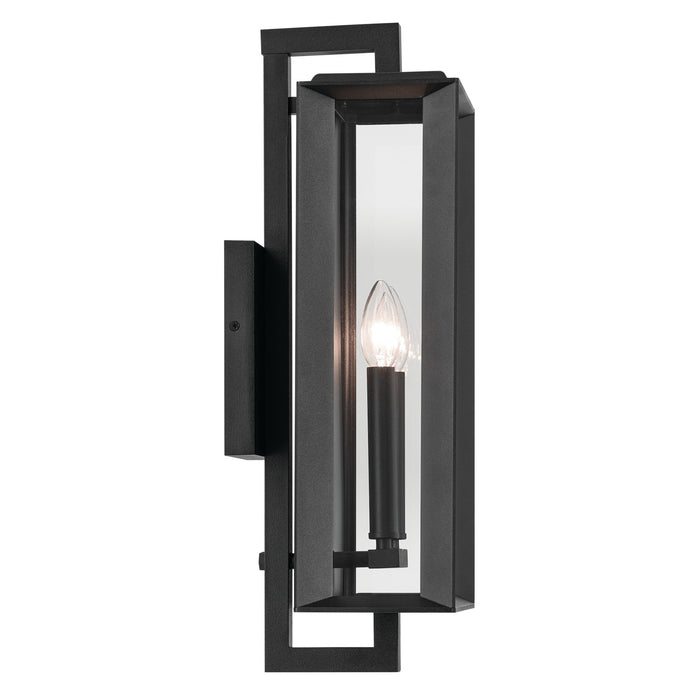 Kichler Two Light Outdoor Wall Mount In Black Finish