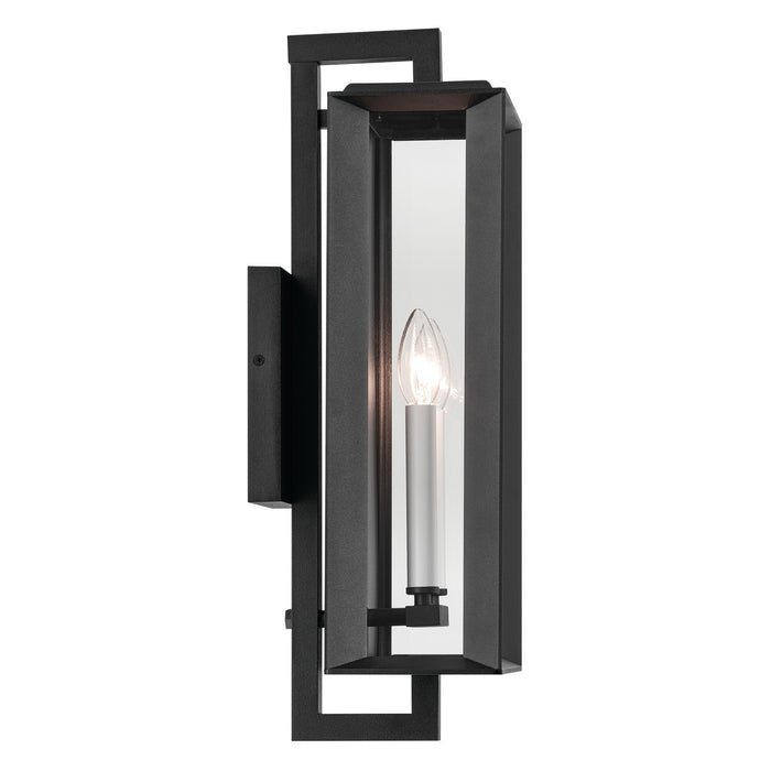 Kichler Two Light Outdoor Wall Mount In Black Finish