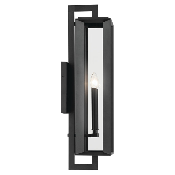 Kichler Two Light Outdoor Wall Mount In Black Finish