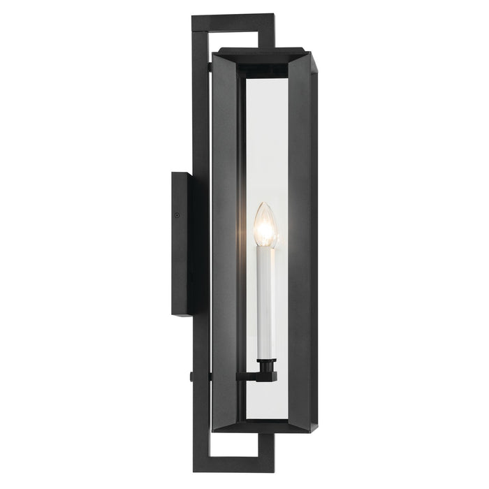 Kichler Two Light Outdoor Wall Mount In Black Finish