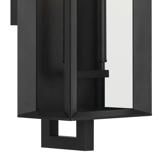 Kichler Two Light Outdoor Wall Mount In Black Finish