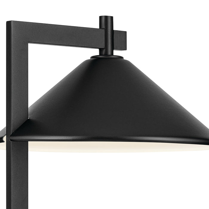 Kichler One Light Outdoor Post Mount In Black