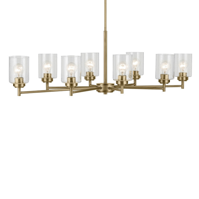 Kichler Eight Light Chandelier with Adjustable Arm