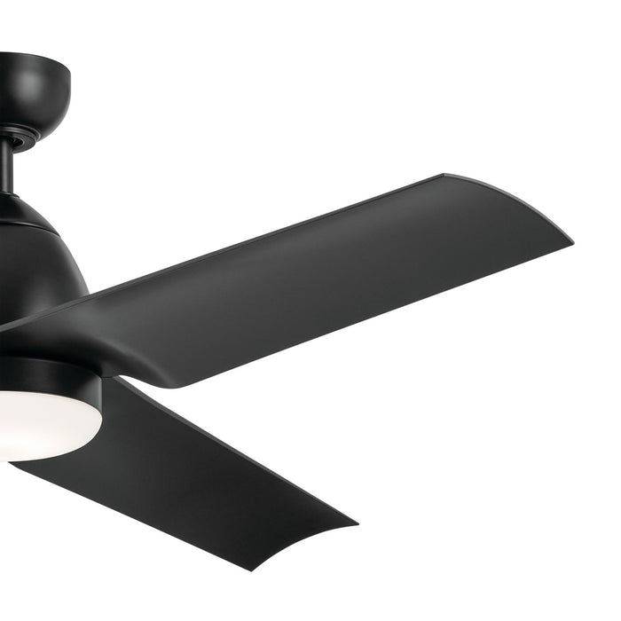 Kichler 54 Inch Ceiling Fan, Steel Body with ABS Blades