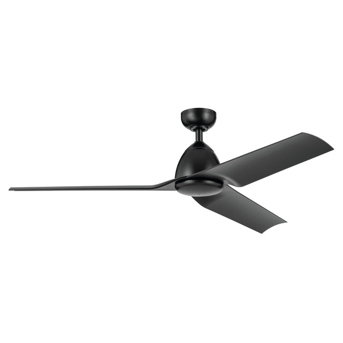 Kichler 54 Inch Ceiling Fan, Steel Body with ABS Blades