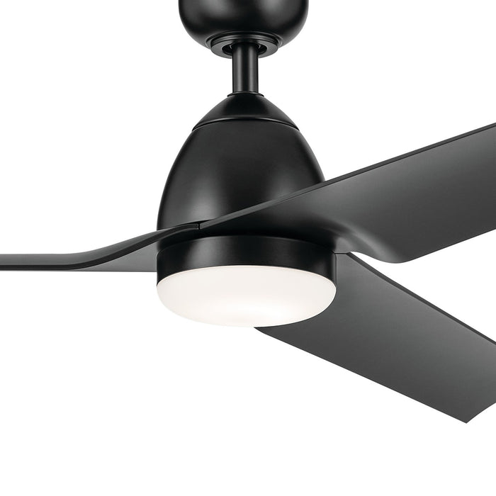 Kichler 54 Inch Ceiling Fan, Steel Body with ABS Blades