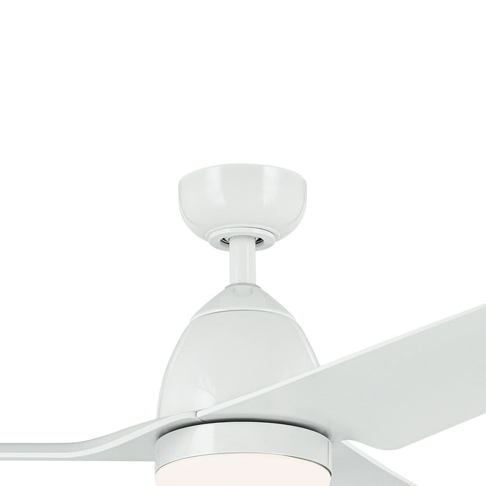 Kichler 54 Inch Ceiling Fan, Steel Body with ABS Blades