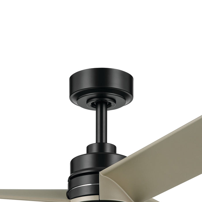 Kichler 56 Inch Ceiling Fan with Steel body and Plywood Blades