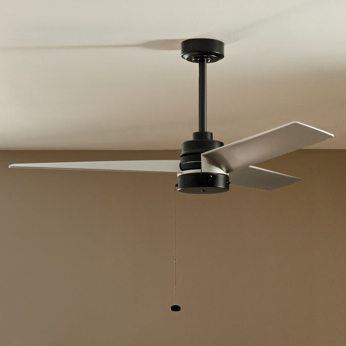 Kichler 56 Inch Ceiling Fan with Steel body and Plywood Blades