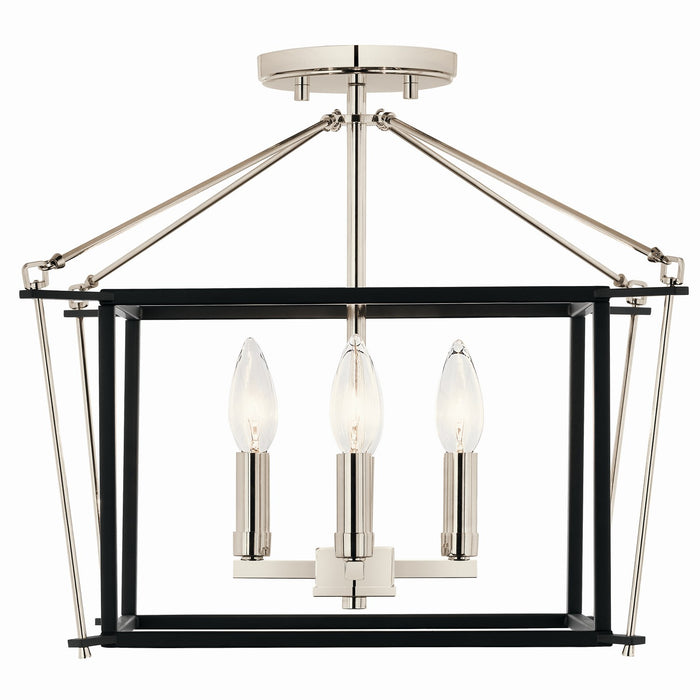 Kichler 16 Inch Four Light Semi Flush Mount