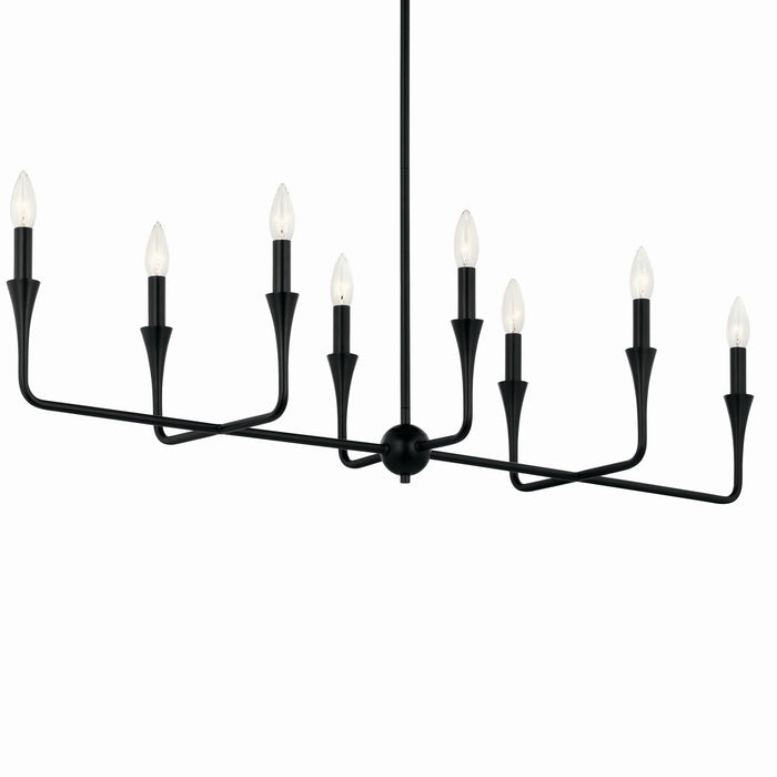 Kichler 11.5 Inch Eight Light Linear Chandelier