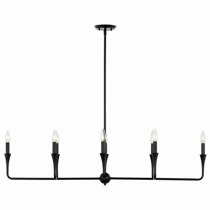 Kichler 11.5 Inch Eight Light Linear Chandelier