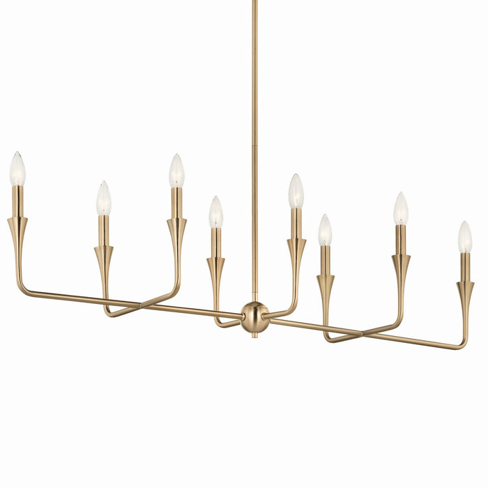 Kichler 11.5 Inch Eight Light Linear Chandelier