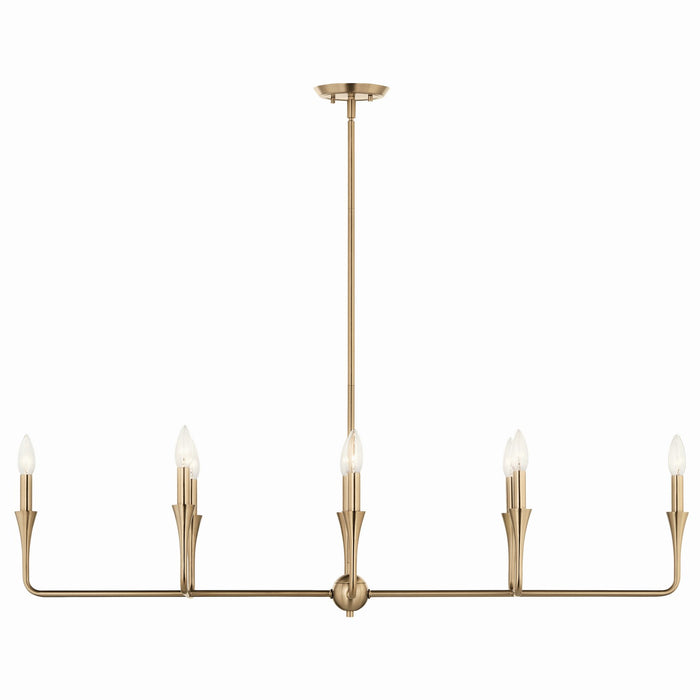 Kichler 11.5 Inch Eight Light Linear Chandelier