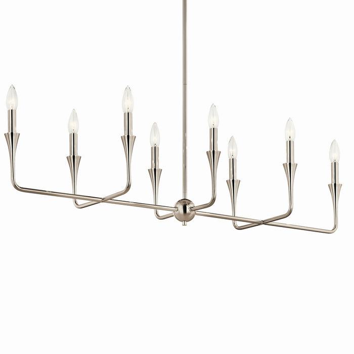 Kichler 11.5 Inch Eight Light Linear Chandelier