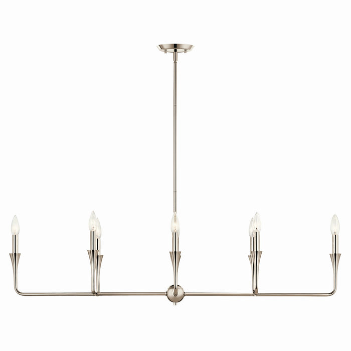 Kichler 11.5 Inch Eight Light Linear Chandelier