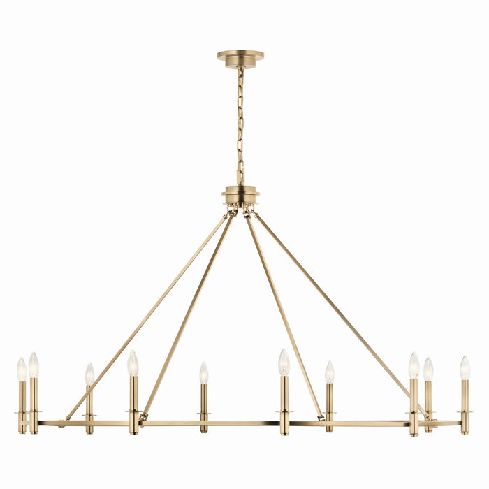 Kichler 54.25 Inch Ten Light Chandelier