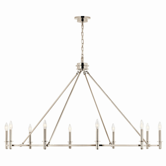 Kichler 54.25 Inch Ten Light Chandelier