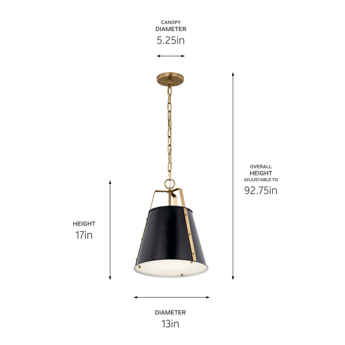 Kichler 13 Inch One Light Pendant