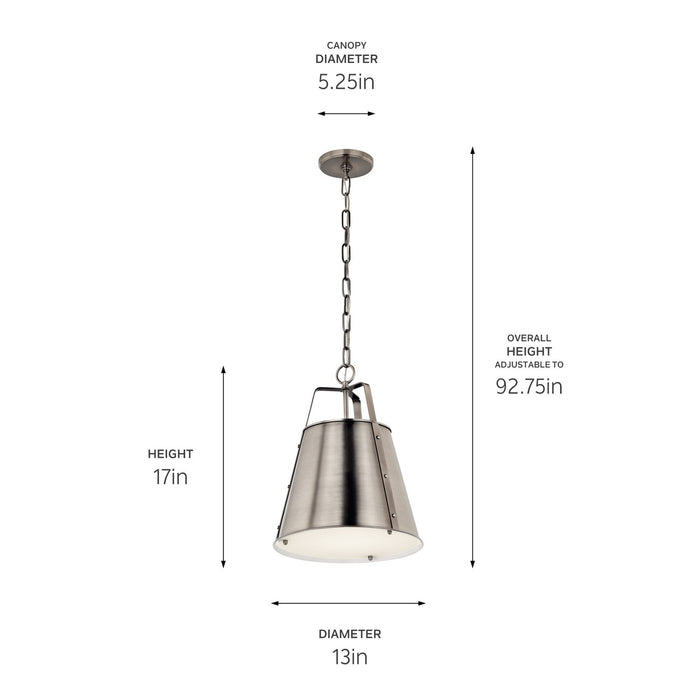 Kichler 13 Inch One Light Pendant