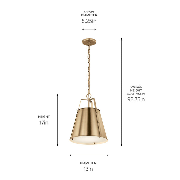 Kichler 13 Inch One Light Pendant