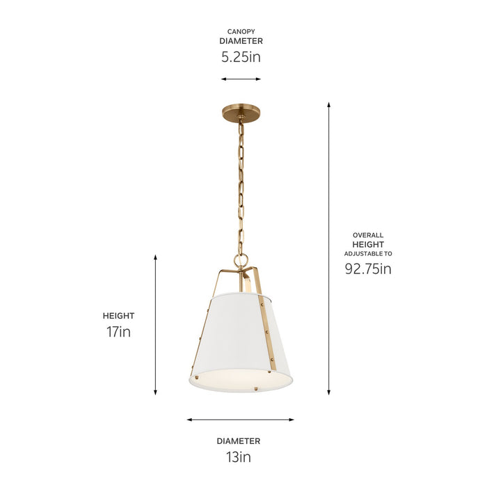 Kichler 13 Inch One Light Pendant