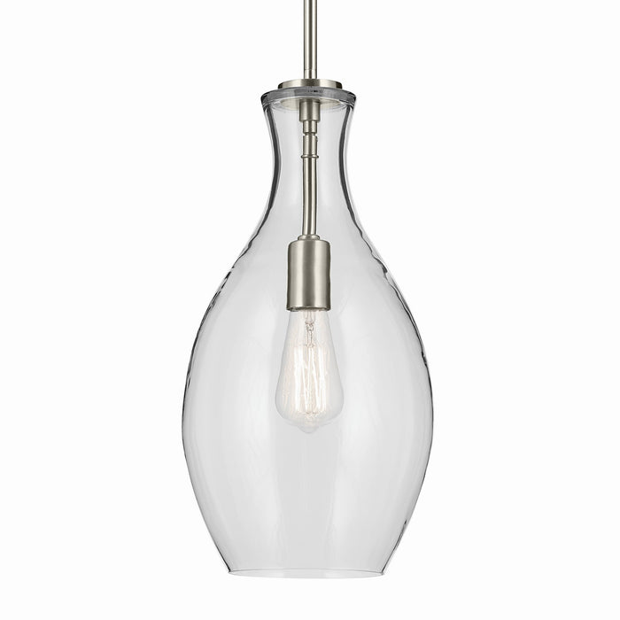 Kichler One Light Hour Glass Shaped Pendant