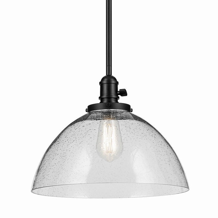 Kichler One Light Pendant In Dome Shape