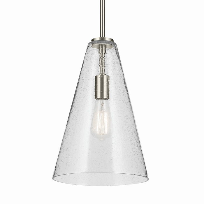 Kichler One Light Pendant In Conical Form