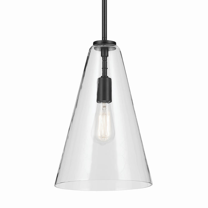 Kichler One Light Pendant In Conical Form