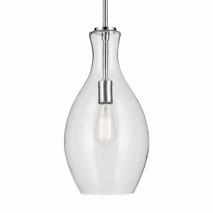 Kichler One Light Hour Glass Shaped Pendant