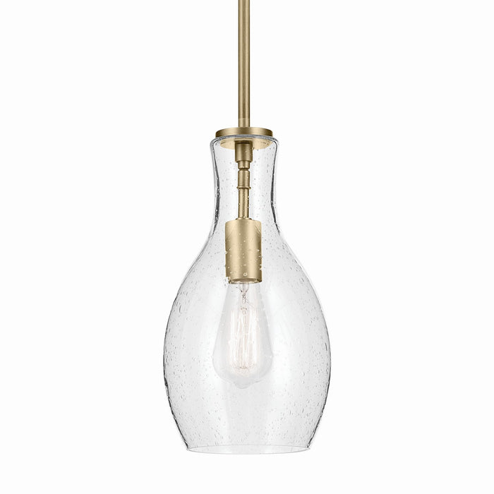 Kichler One Light Pendant with Adjustable Hanging Height