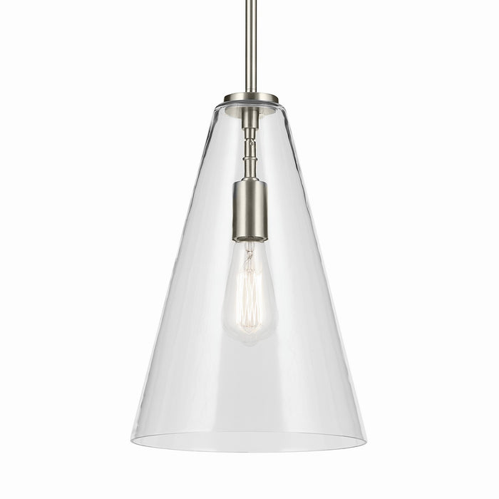 Kichler One Light Pendant In Conical Form