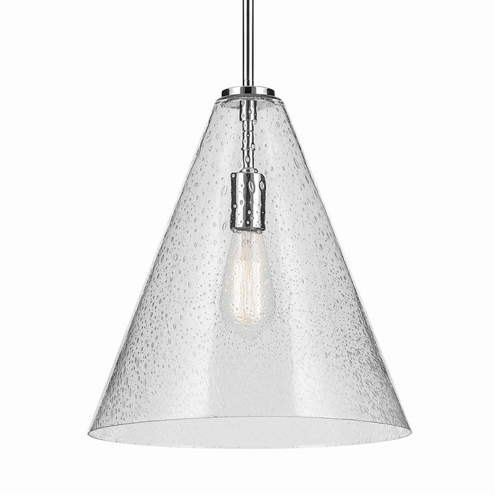 Kichler 15.5 Inch One Light Pendant In Conical Form