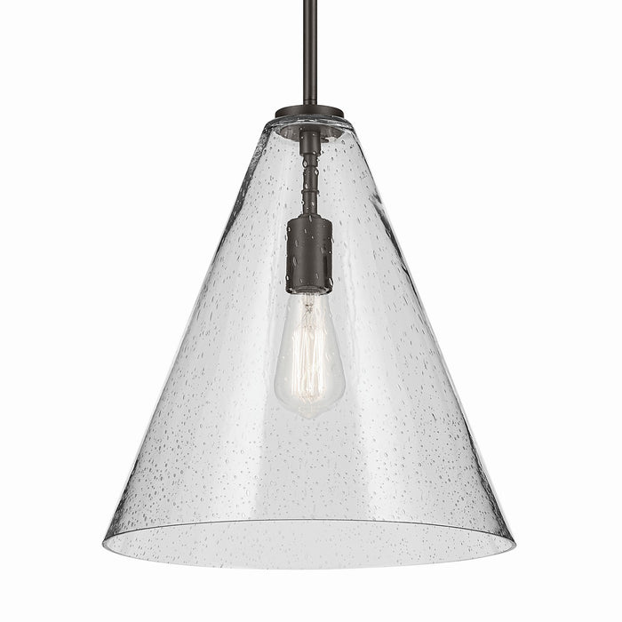 Kichler 15.5 Inch One Light Pendant In Conical Form