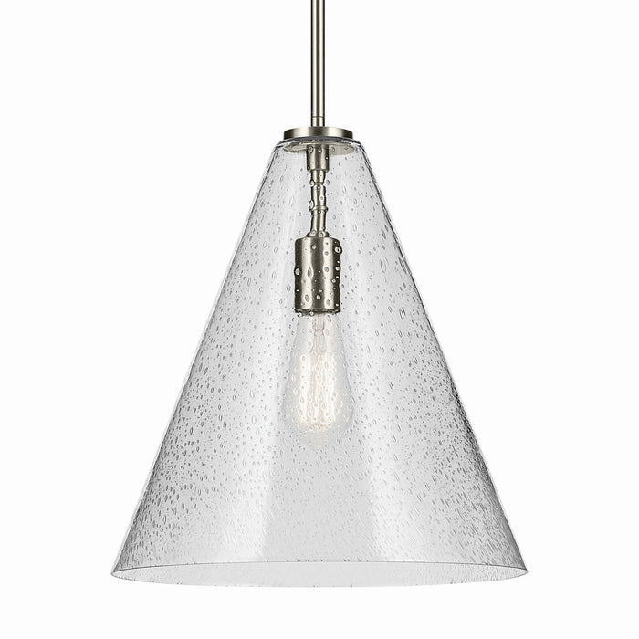 Kichler 15.5 Inch One Light Pendant In Conical Form